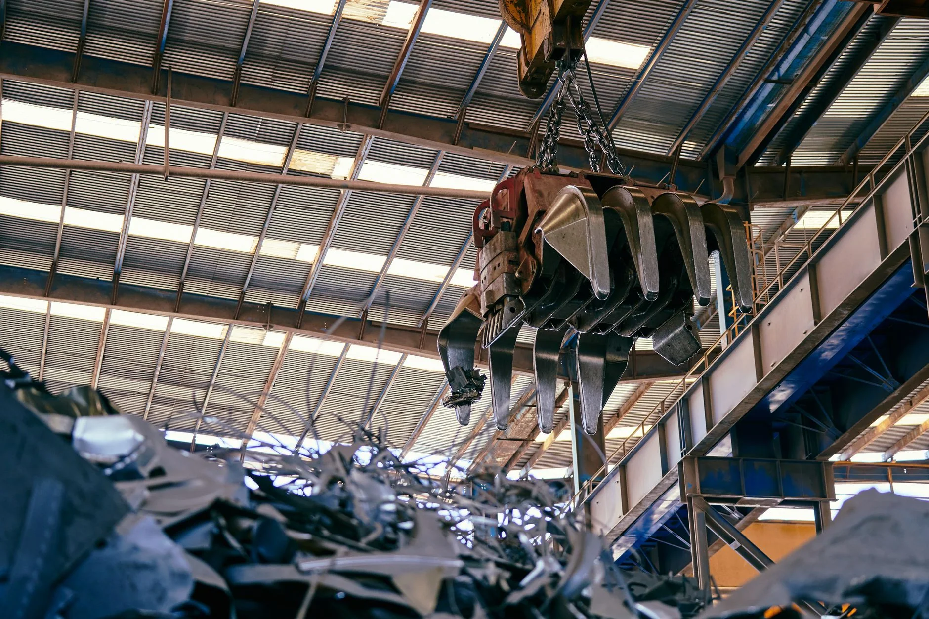 Allgemeines Branchenbild einer Metallschrott-Sortierung (Platzhalter)